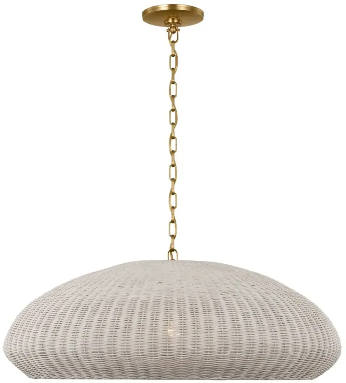 Visual Comfort - Kokomo Wicker Pendant - Gold