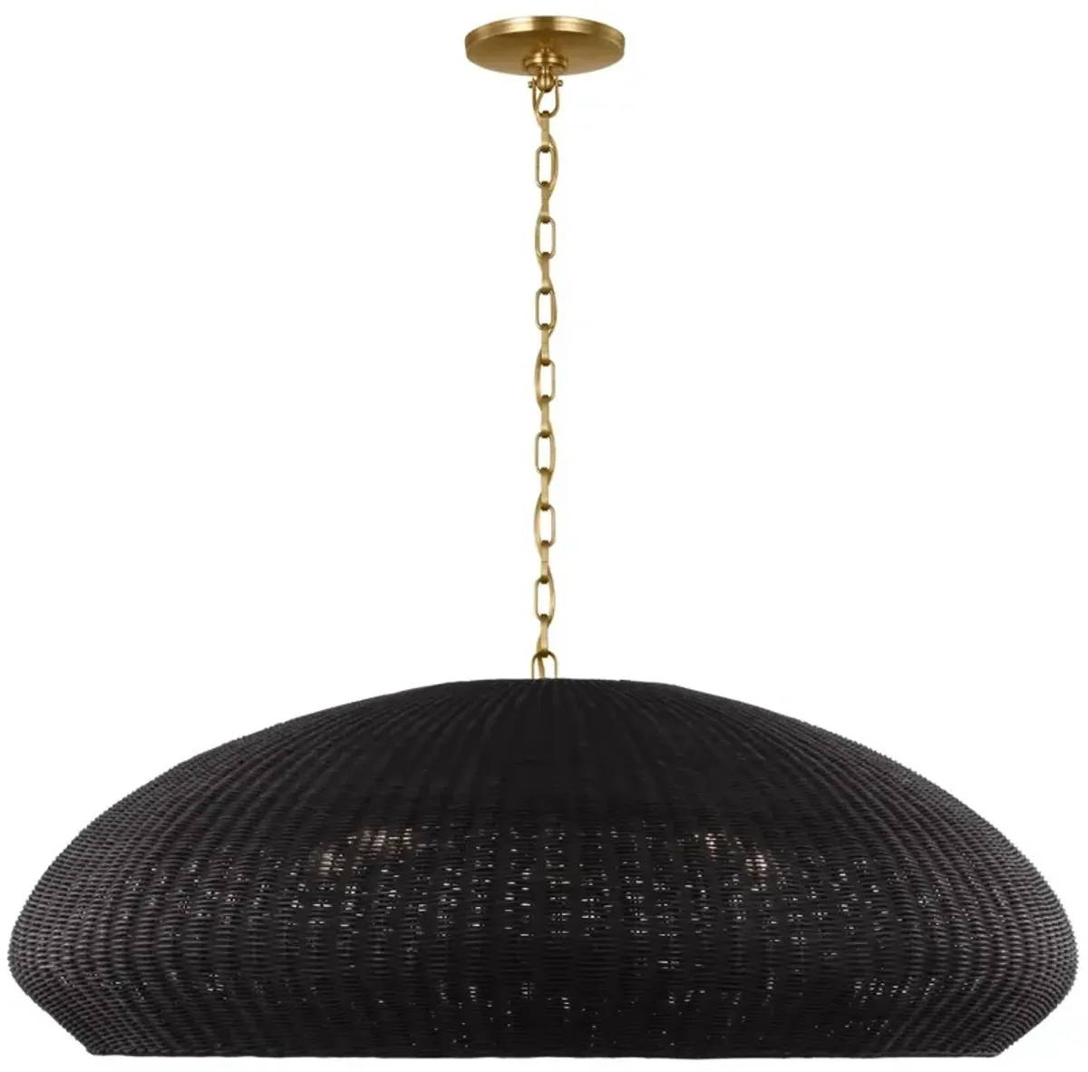 Visual Comfort - Kokomo Wicker Pendant - Gold