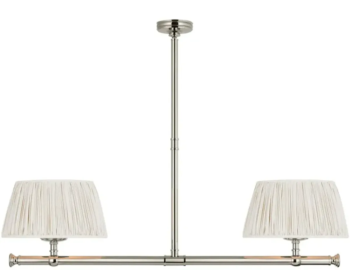 Visual Comfort - Marion 56" Linear Chandelier - Silver