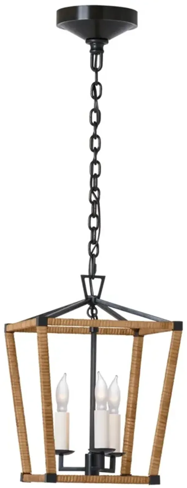 Visual Comfort - Darlana Rattan Wrapped Lantern - Black