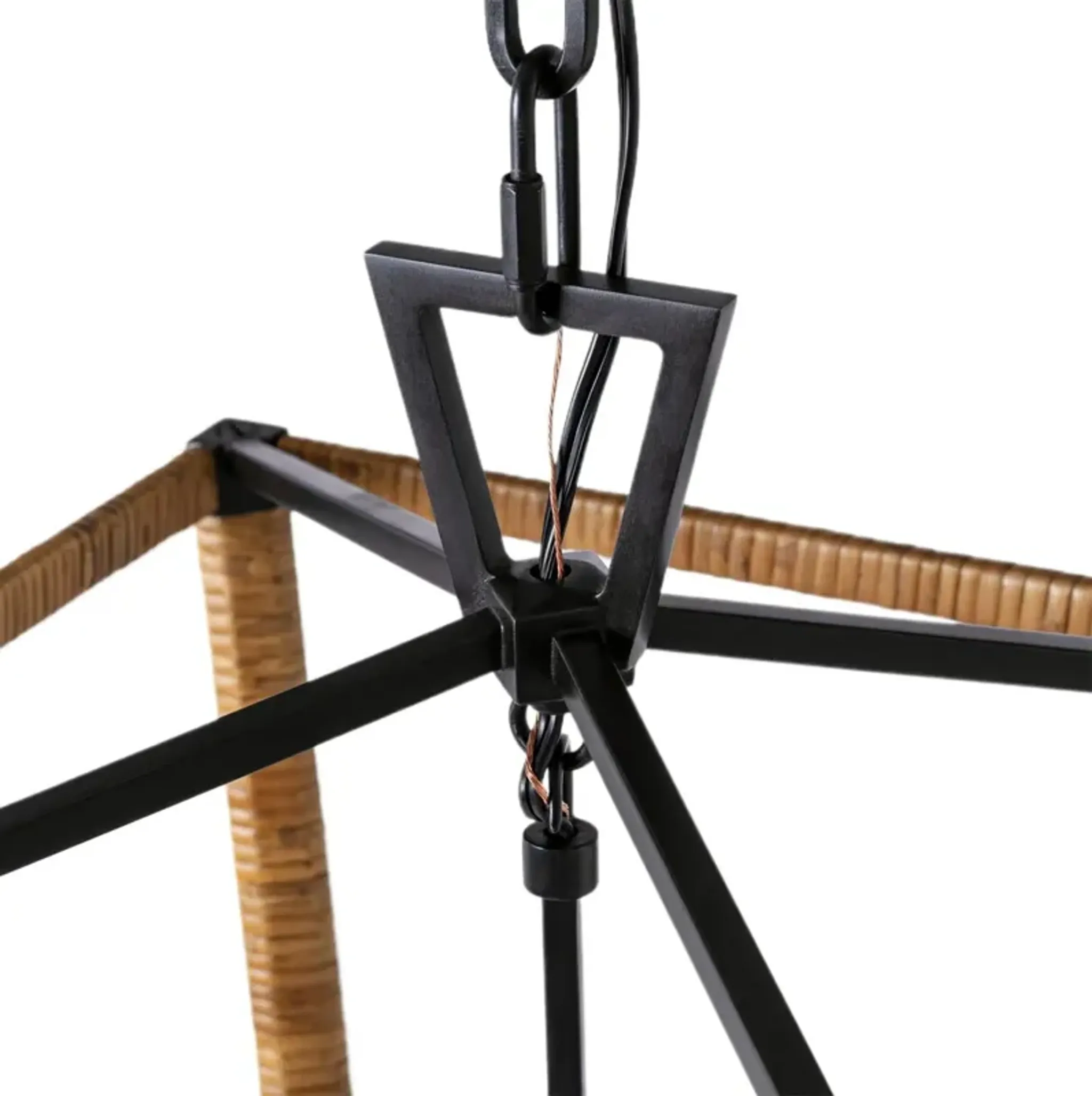 Visual Comfort Darlana Rattan Wrapped Lantern Black One Kings Lane ...