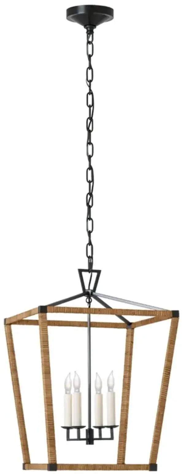 Visual Comfort - Darlana Rattan Wrapped Lantern - Black