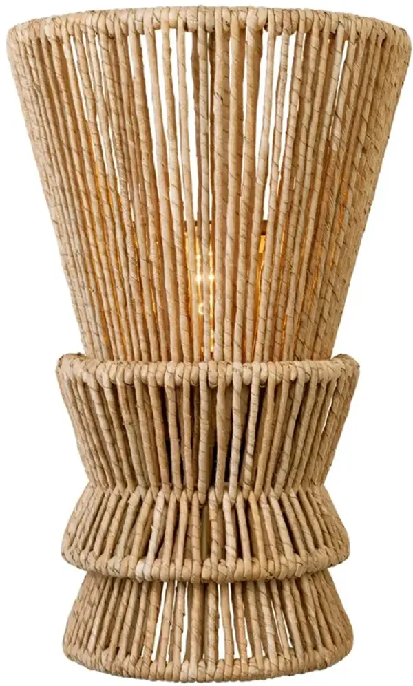 Visual Comfort - Antigua Natural Abaca Medium Sconce - Brown