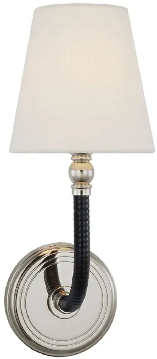 Visual Comfort - Basden Rattan Medium Sconce - Black