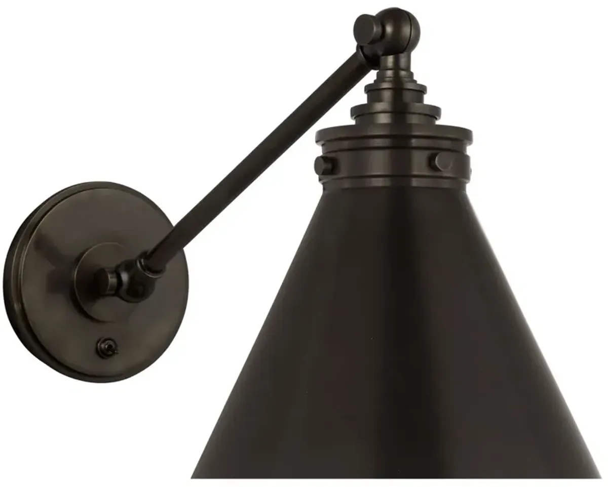 Visual Comfort - Parkington Single Library Wall Light - Brown
