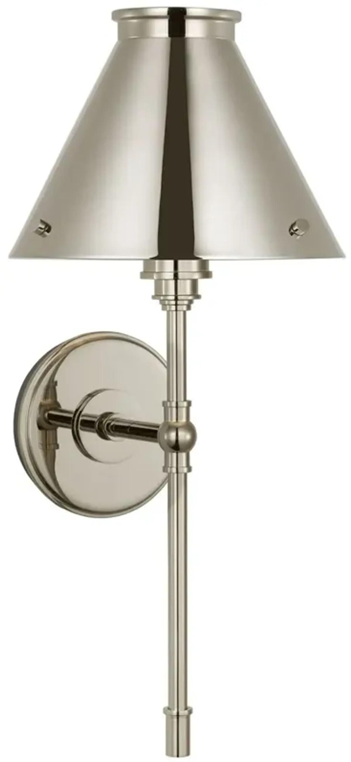 Visual Comfort - Parkington Large Tail Sconce - Silver