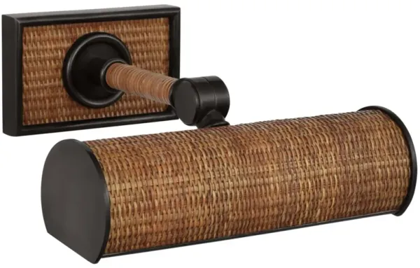 Visual Comfort - Halwell Rattan Picture Light - Brown