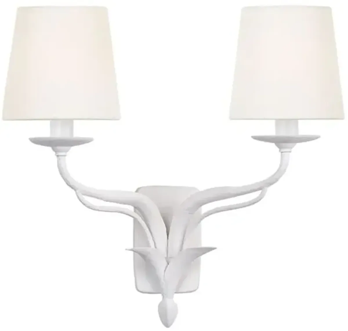 Visual Comfort - Amalfi 15" Double Sconce - White