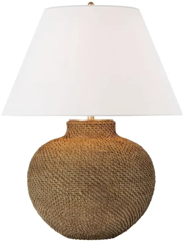 Visual Comfort - Avedon Medium Table Lamp - Natural Rattan - Beige