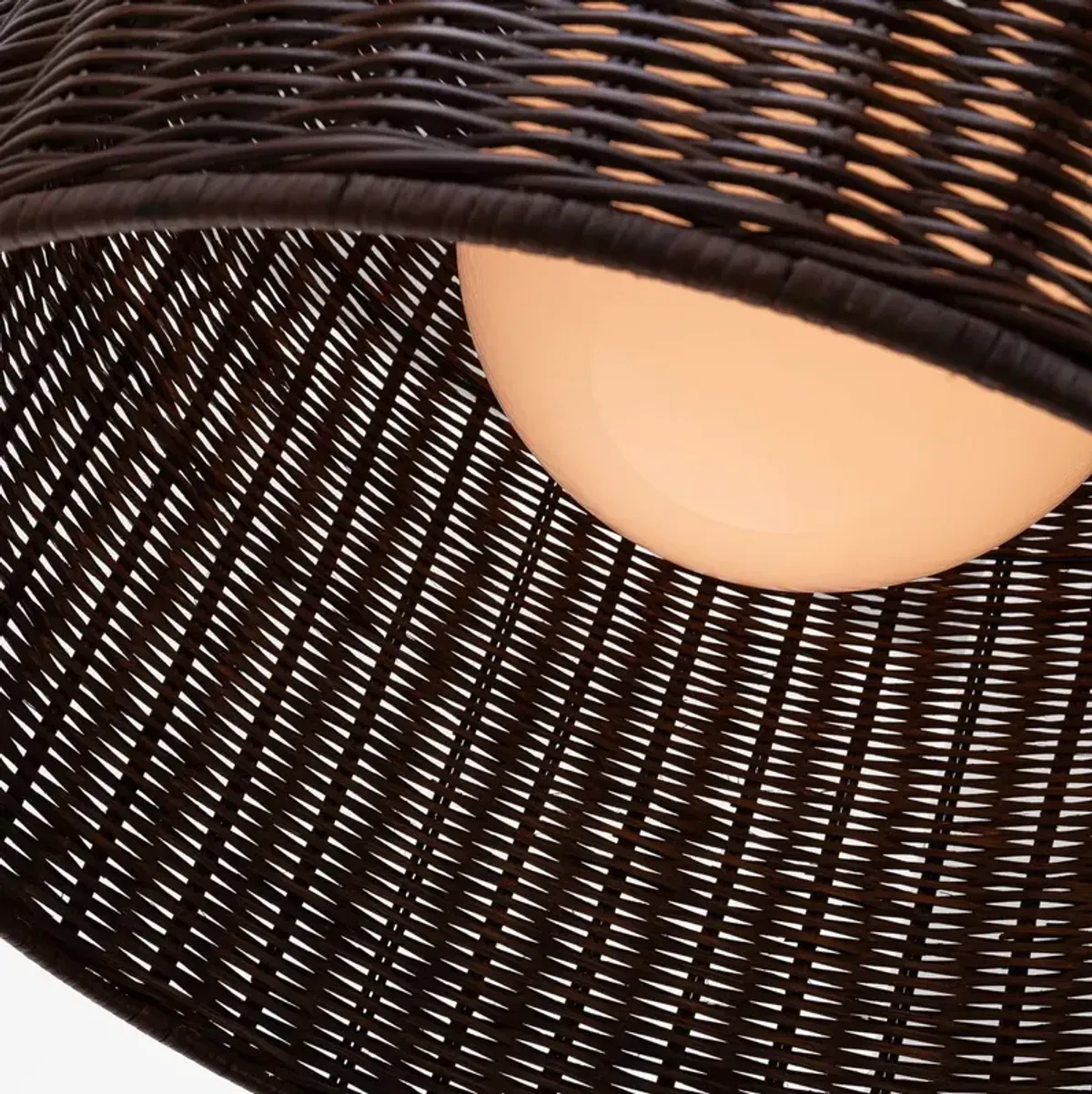 Nancy Woven Wicker Hanging Shade