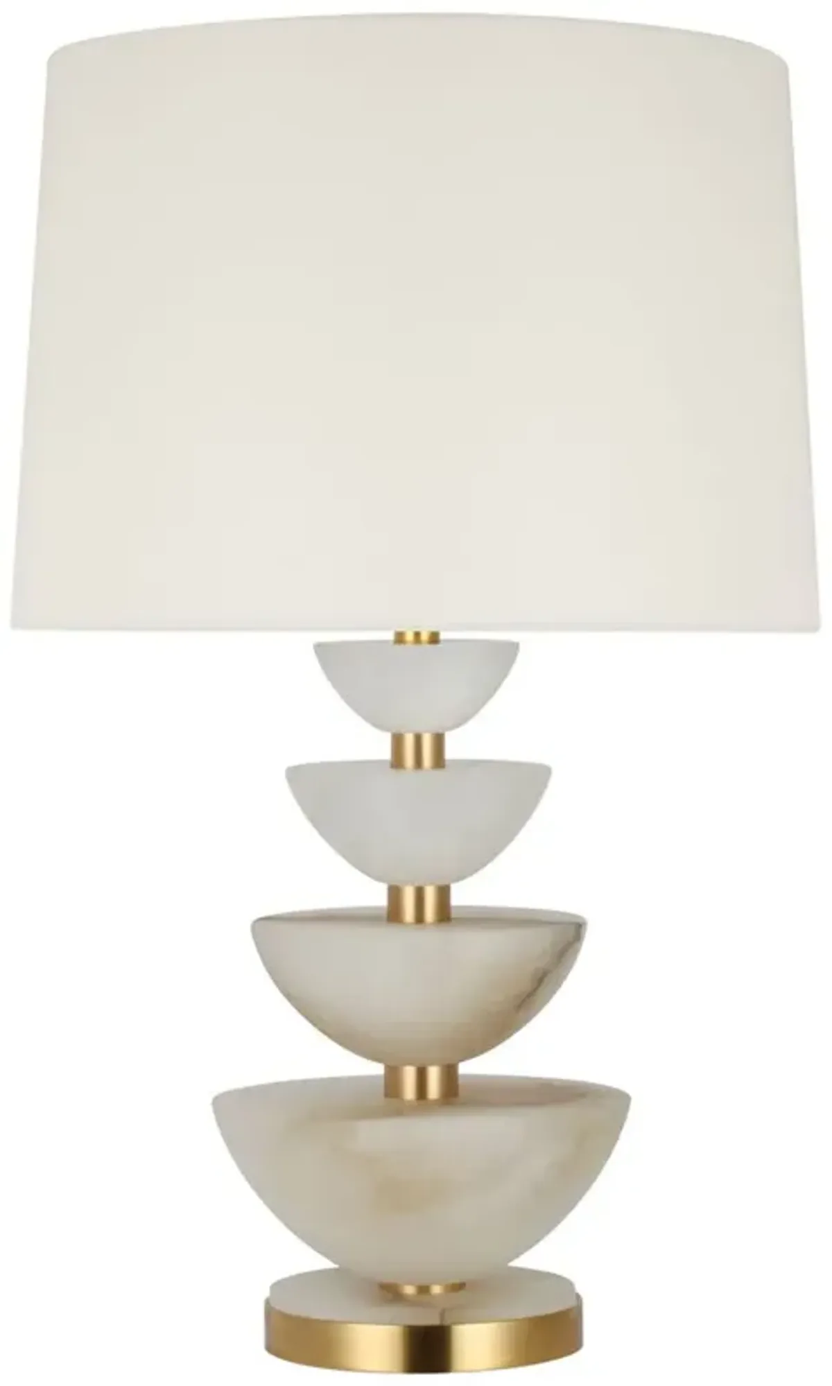 Visual Comfort - Aubert 28" Table Lamp - Alabaster - Ivory