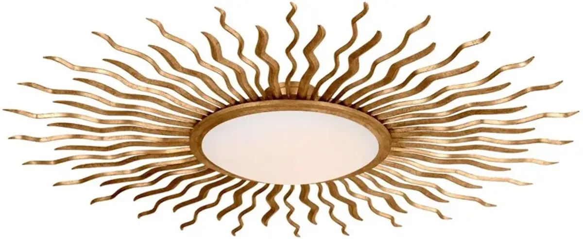 Visual Comfort - Re Semi Flush Mount - Gold