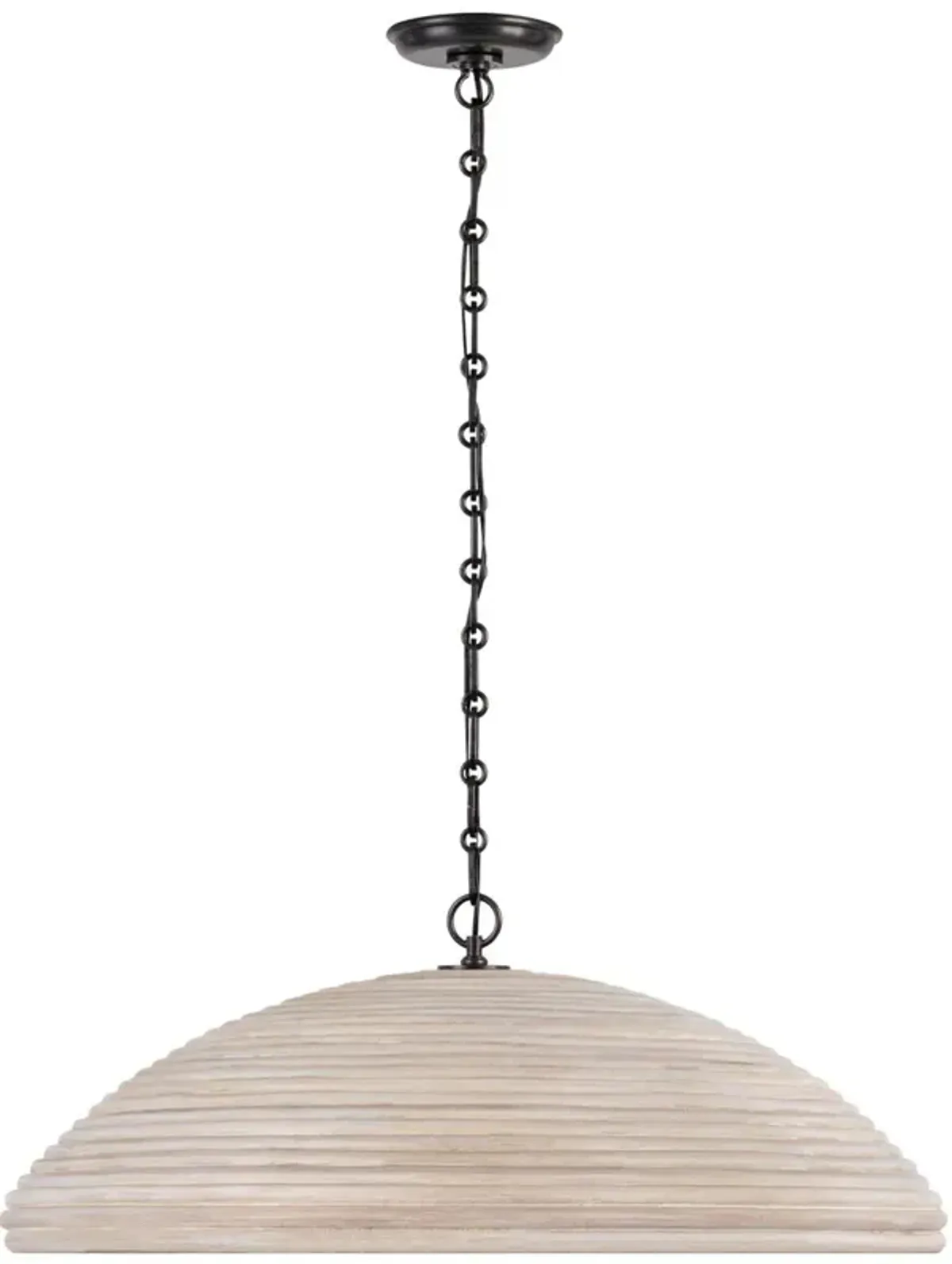 Visual Comfort - Emerson Rattan Pendant - Brown