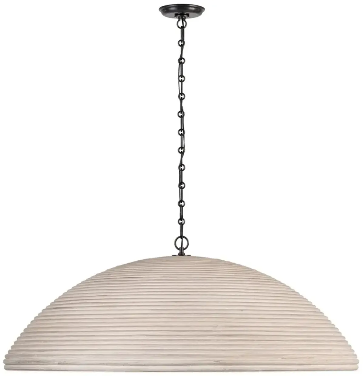 Visual Comfort - Emerson Rattan Pendant - Brown