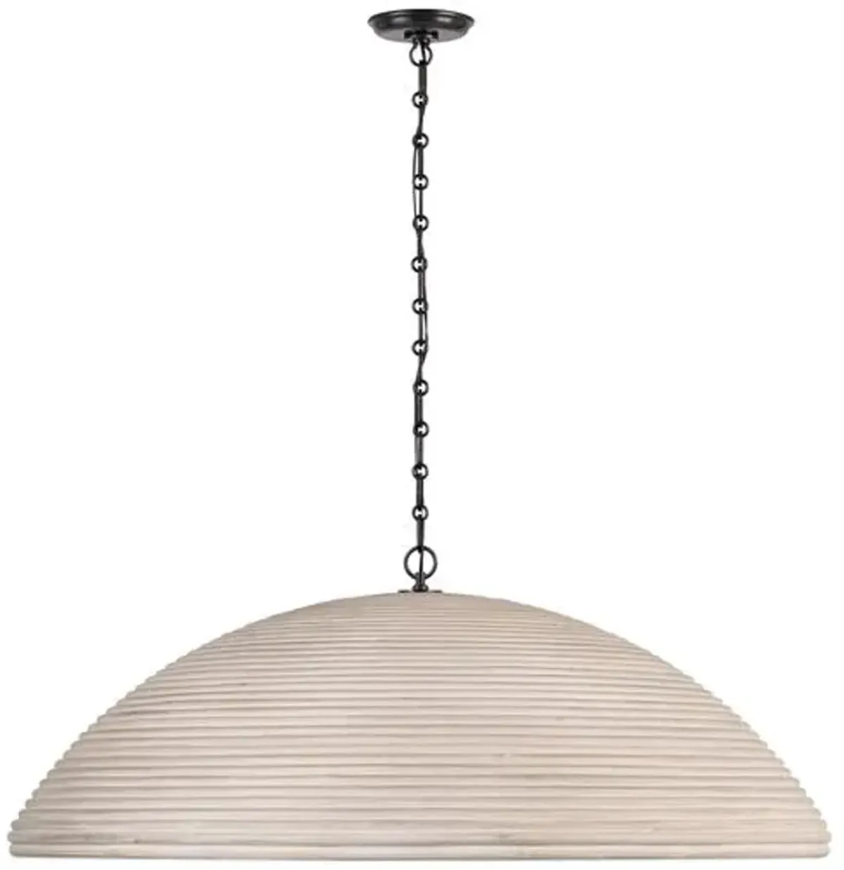 Visual Comfort - Emerson Rattan Pendant - Brown