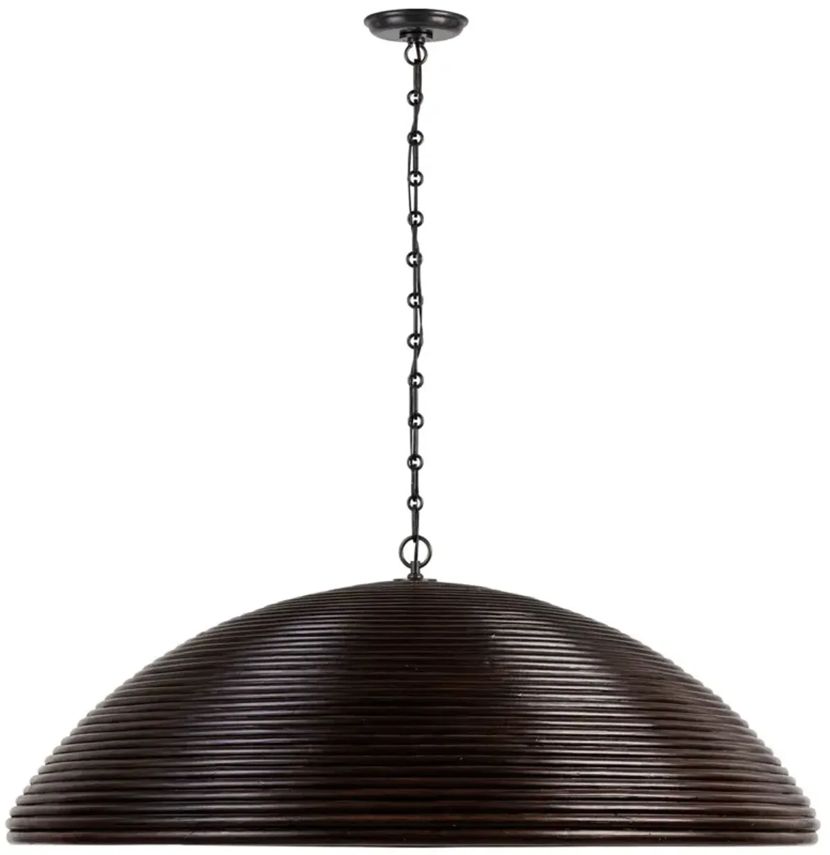 Visual Comfort - Emerson Rattan Pendant - Brown