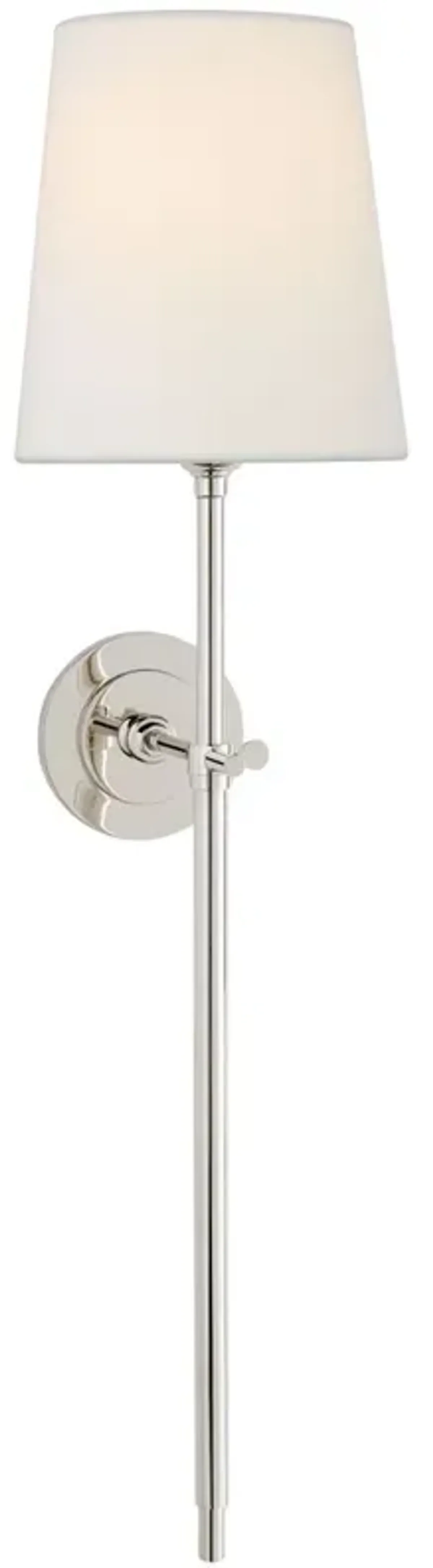 Visual Comfort - Bryant Large Tail Sconce - Silver