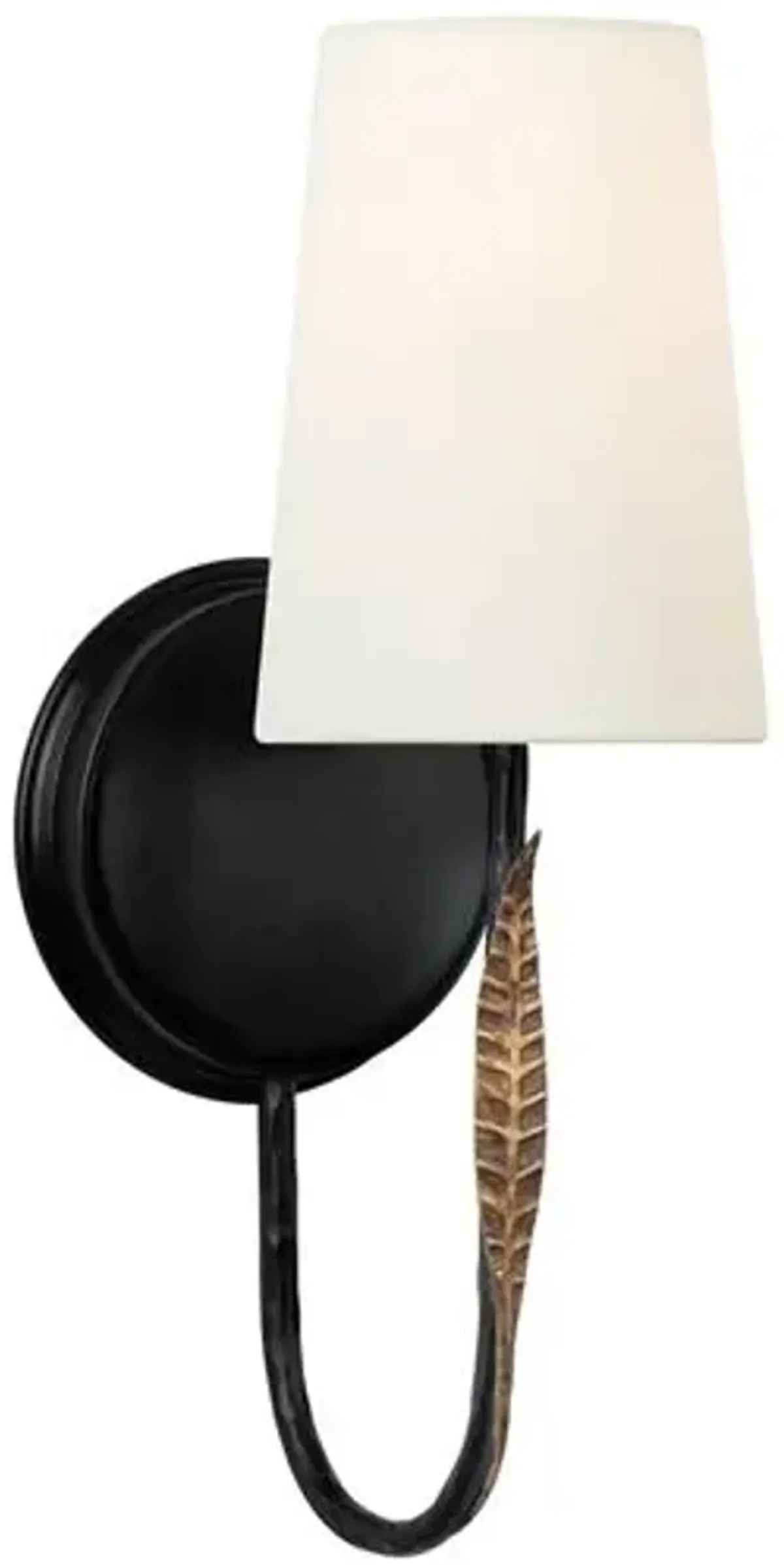 Visual Comfort - Kairos 14" Single Sconce - Aged Iron/Roman Bronze - Brown
