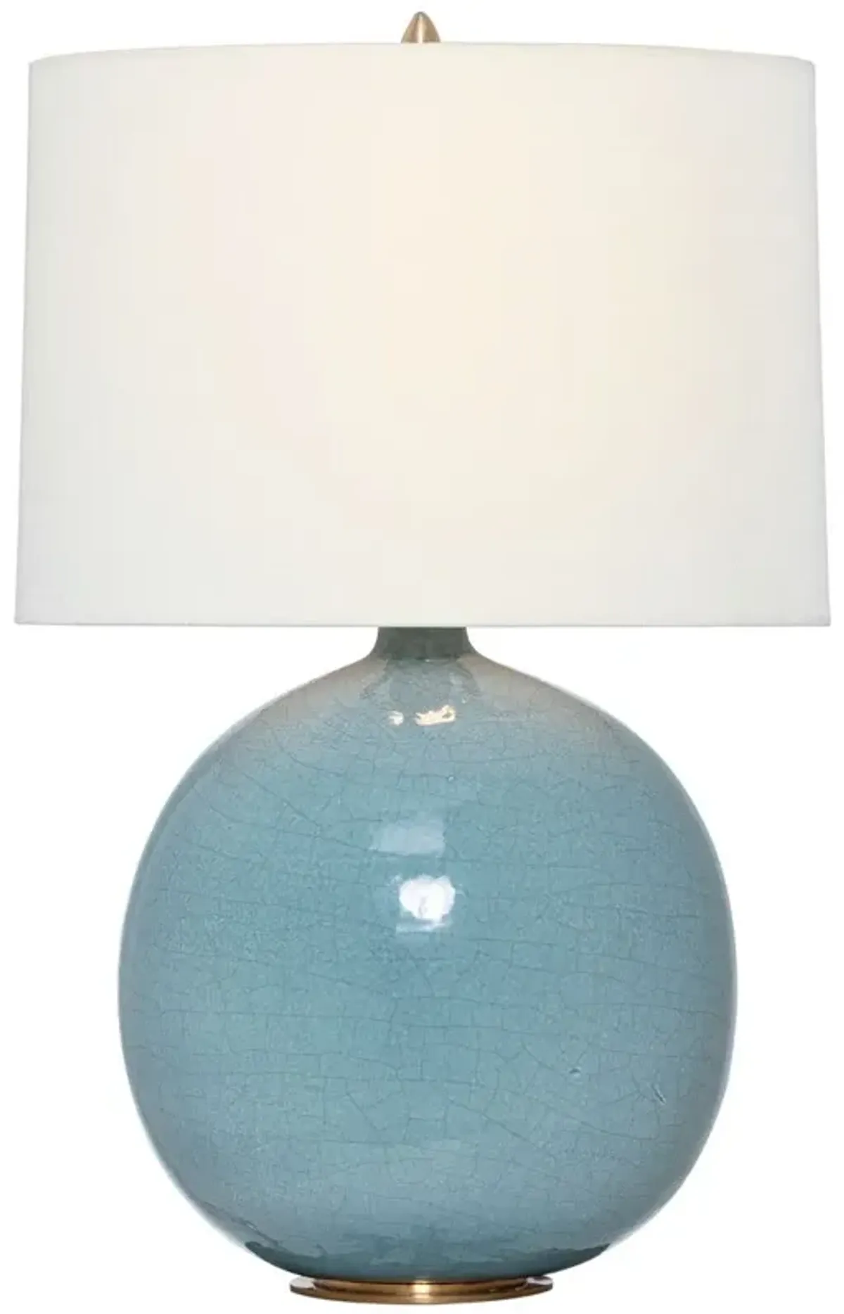 Visual Comfort - Sao Paulo 21" Ceramic Table Lamp - Blue