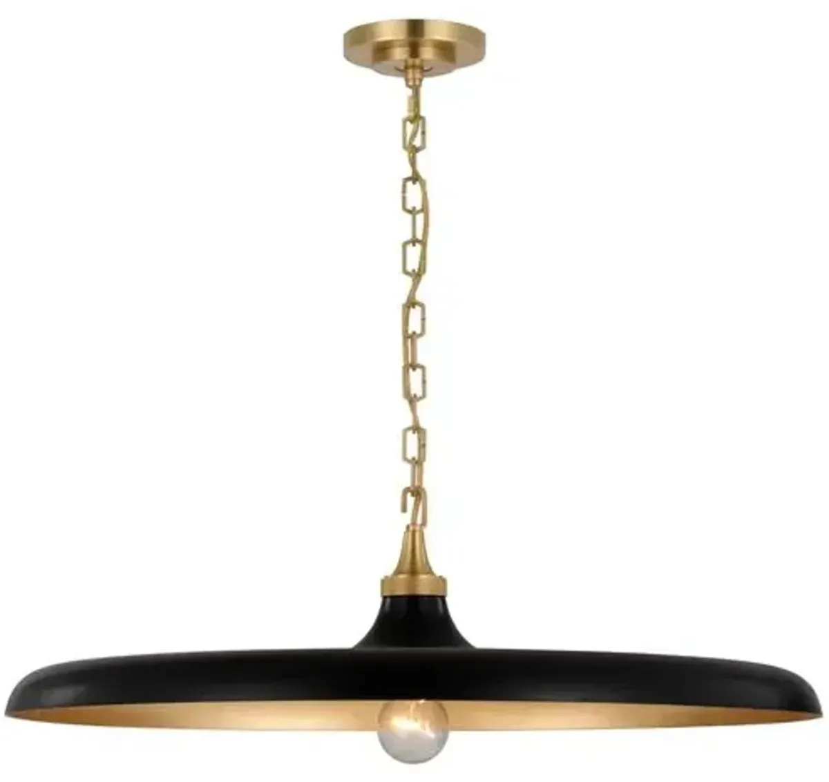 Visual Comfort - Piatto Large Pendant - Gold