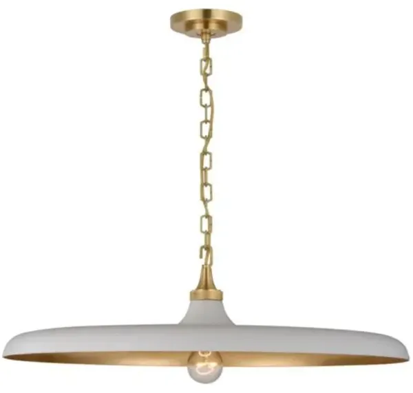 Visual Comfort - Piatto Pendant - White
