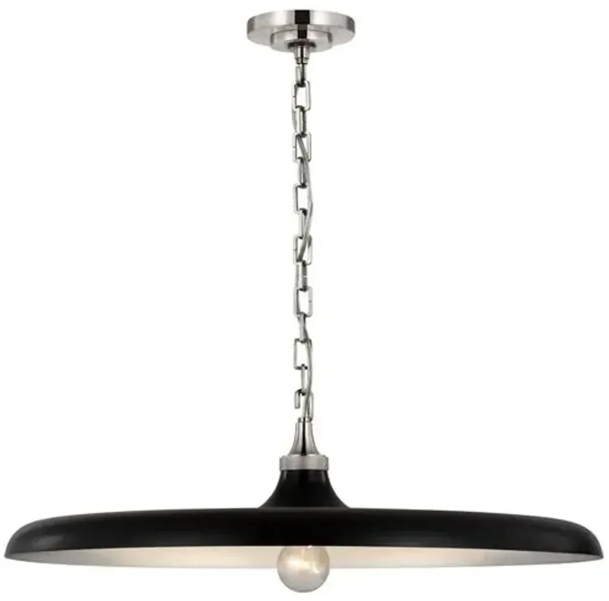 Visual Comfort - Piatto Pendant - Black