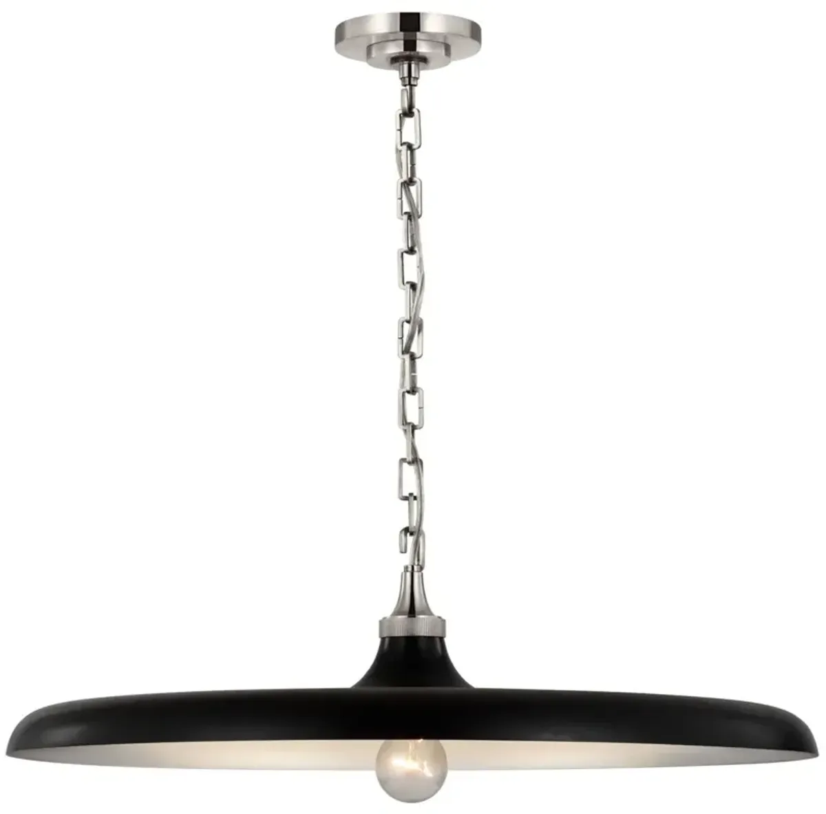 Visual Comfort - Piatto Pendant - Black