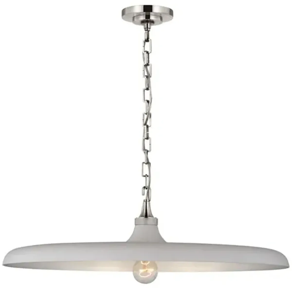 Visual Comfort - Piatto Large Pendant - Silver