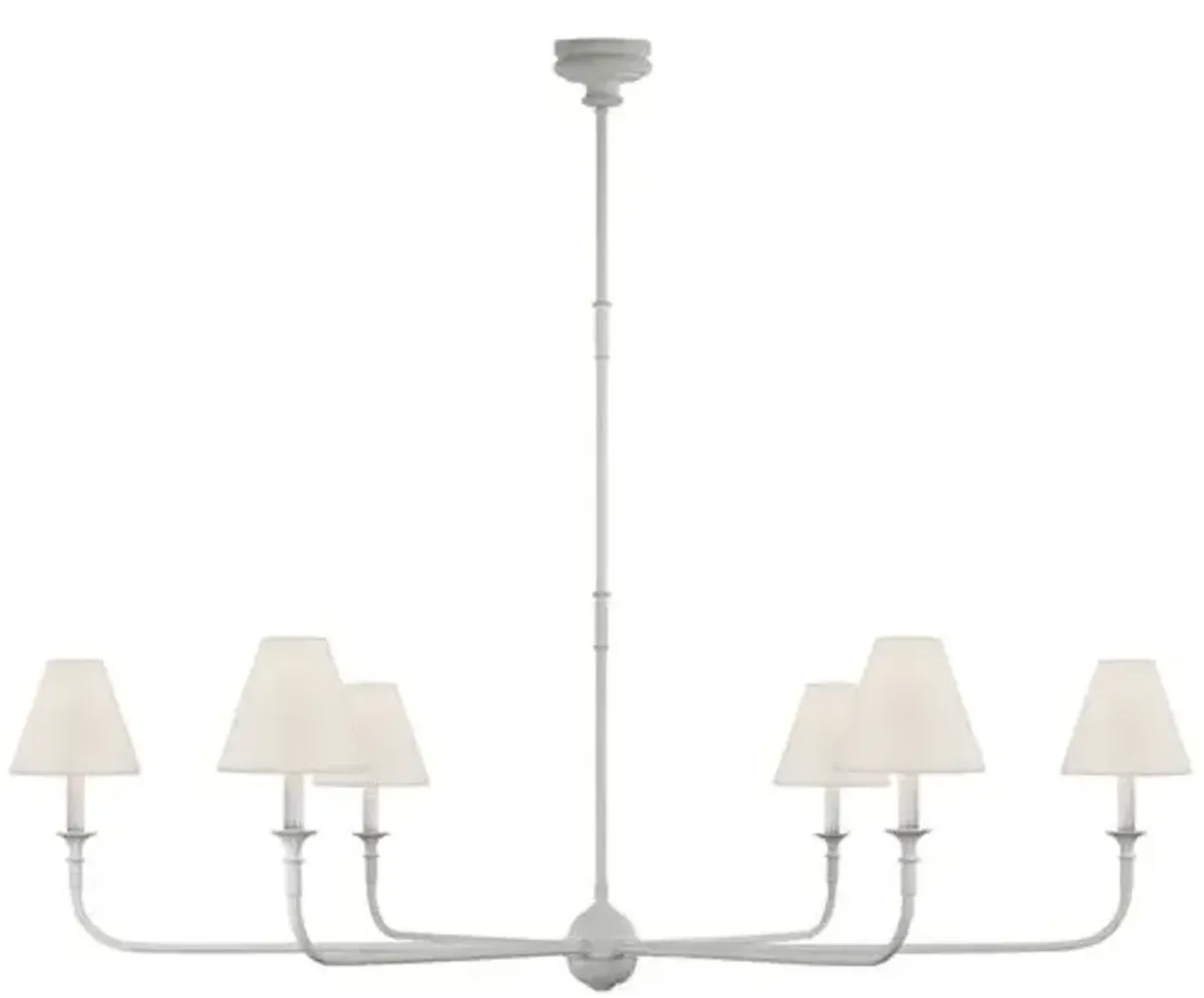 Visual Comfort - Piaf Grande Chandelier - White