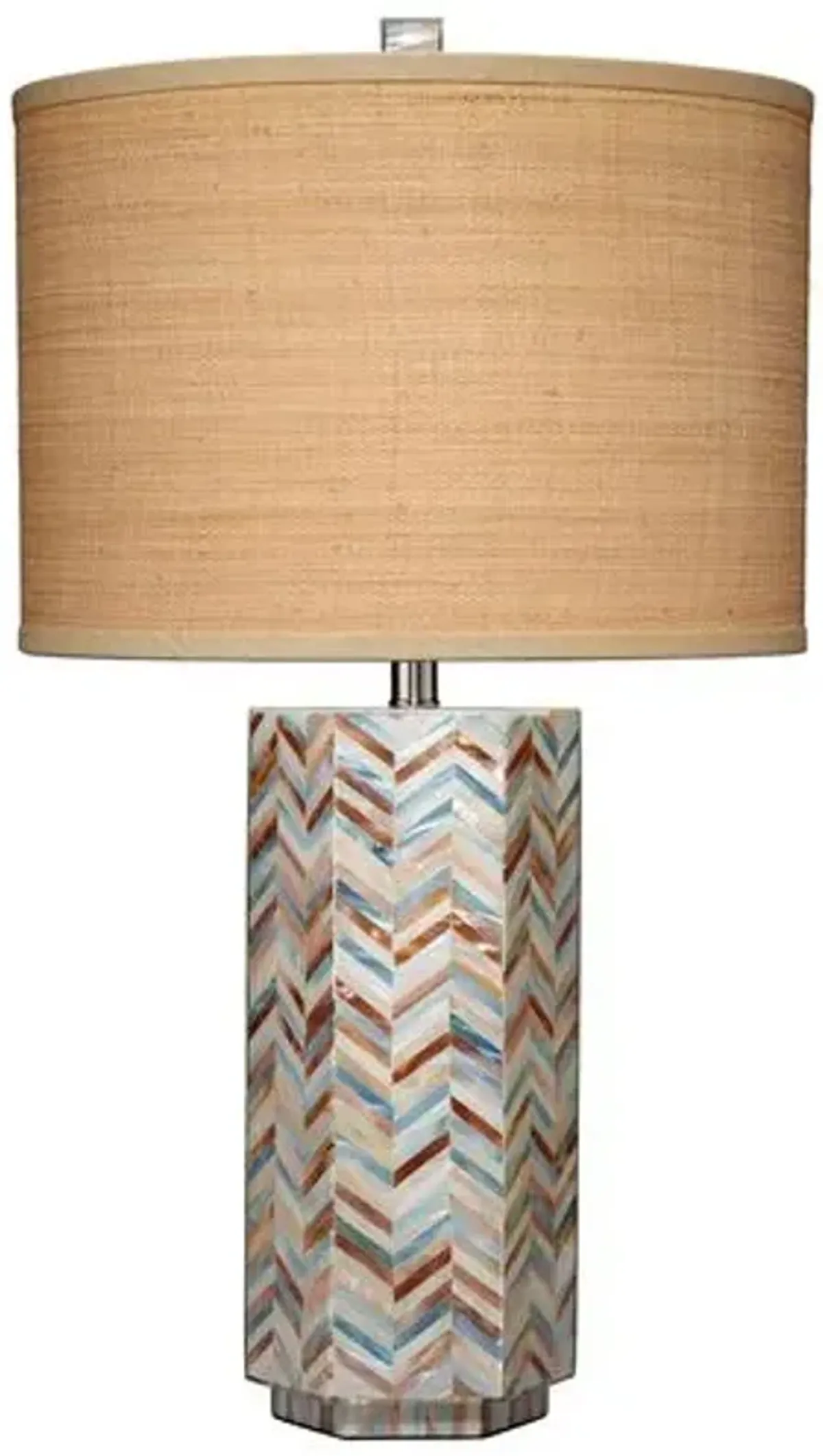 Lucille Mother of Pearl Table Lampcolor - Jamie Young Co. - Multi