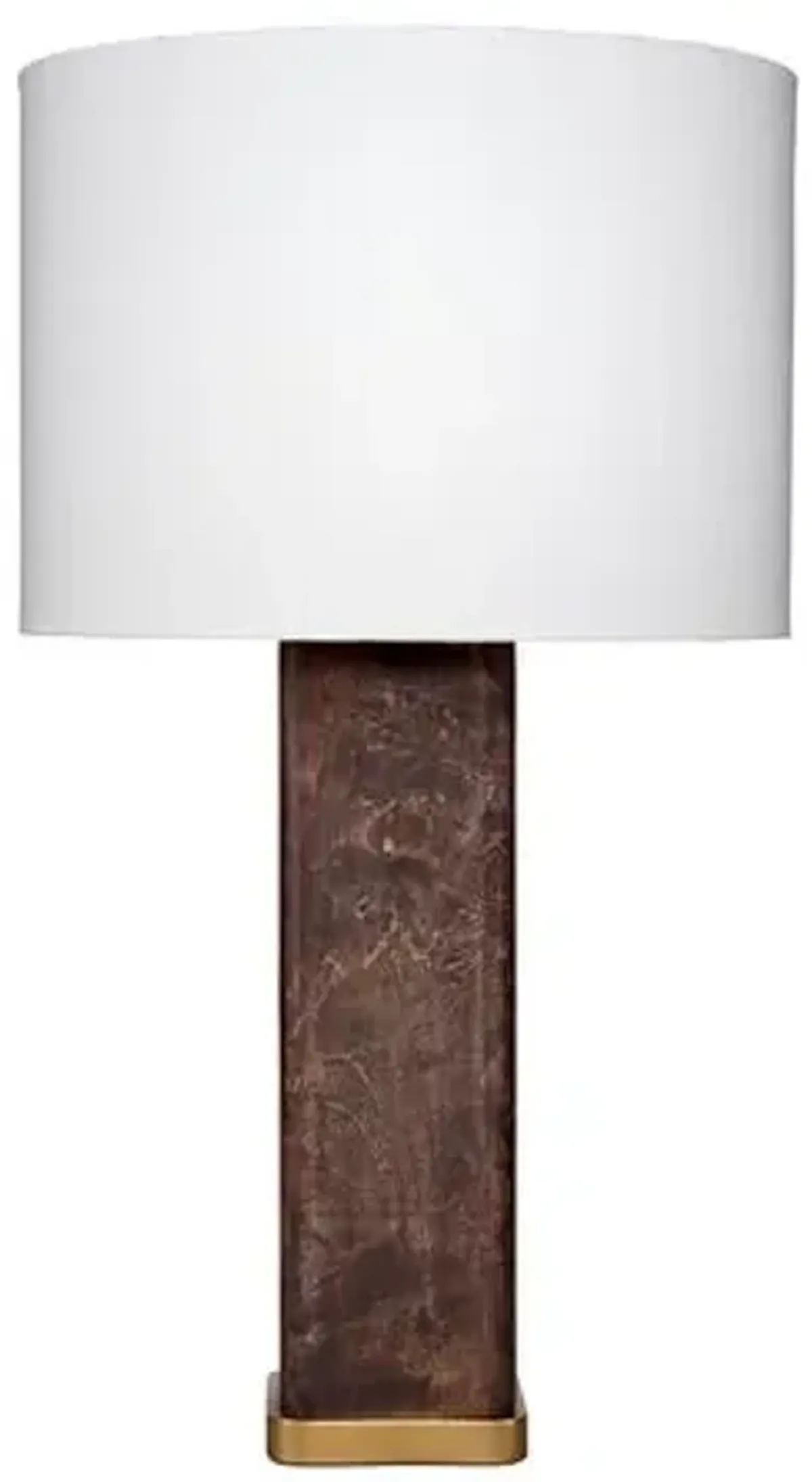 Preston Wooden Table Lamp - Jamie Young Co. - Brown