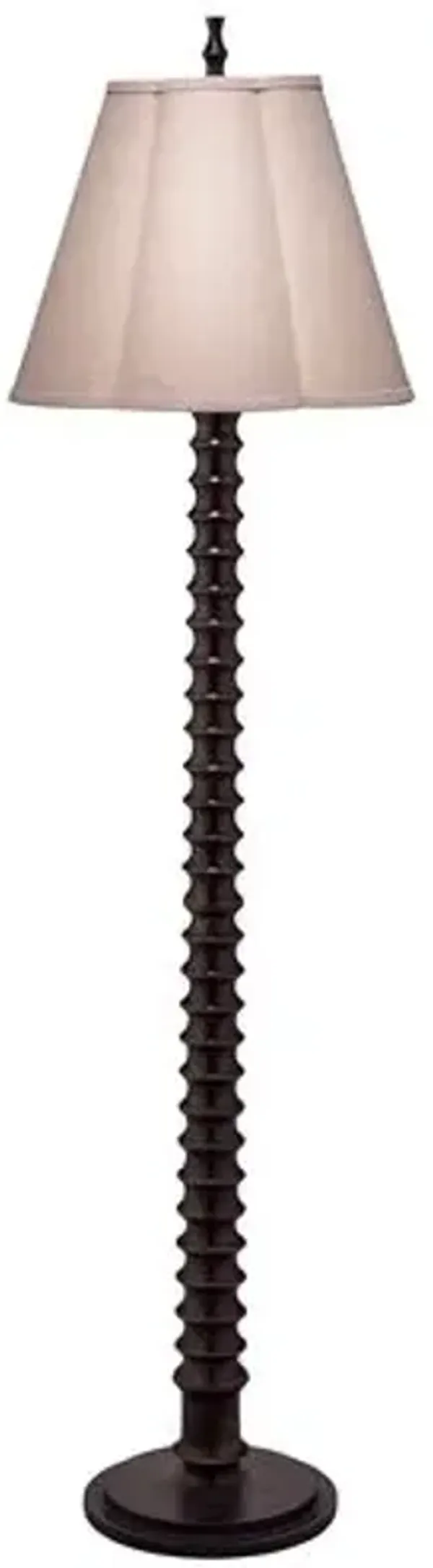 Revolution Wooden Floor Lamp - Black - Jamie Young Co.