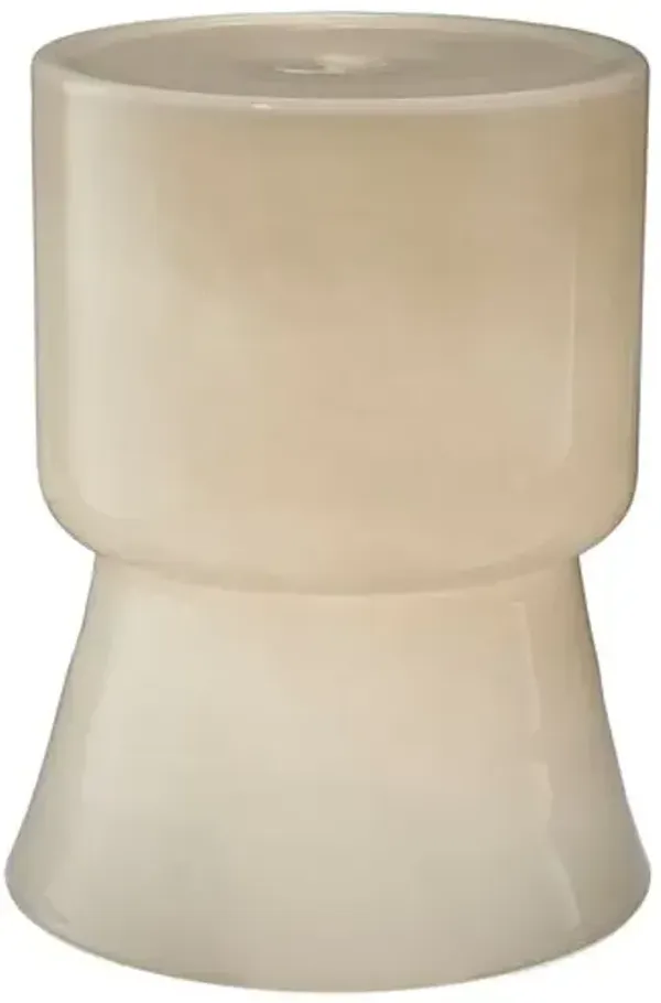 Huntington Glass Garden Stool - Jamie Young Co. - Handcrafted