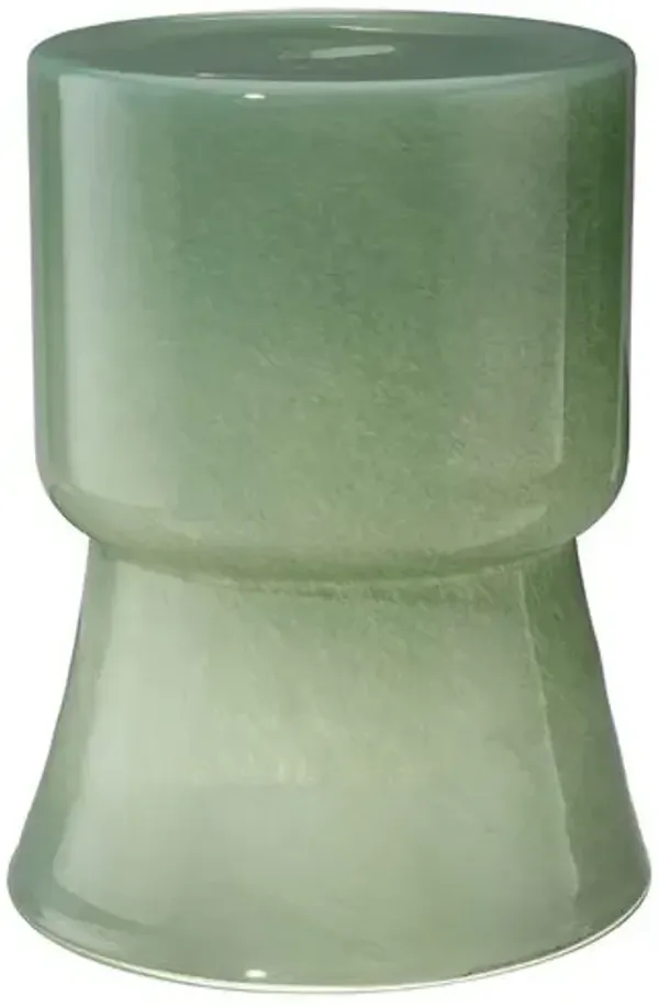 Huntington Glass Garden Stool - Jamie Young Co. - Handcrafted