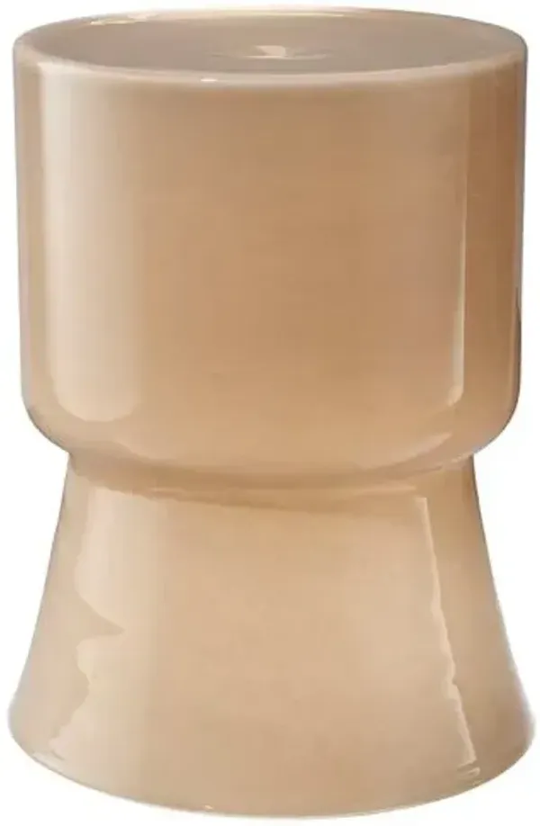 Huntington Glass Garden Stool - Jamie Young Co. - Handcrafted