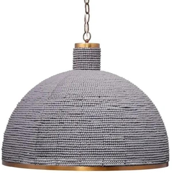 Big Sur Beaded Chandelier - Slate Blue - Jamie Young Co.