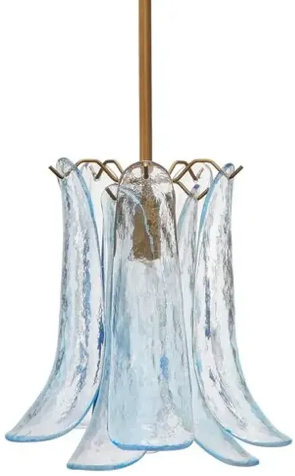 Cala Glass Pendant - Jamie Young Co. - Blue