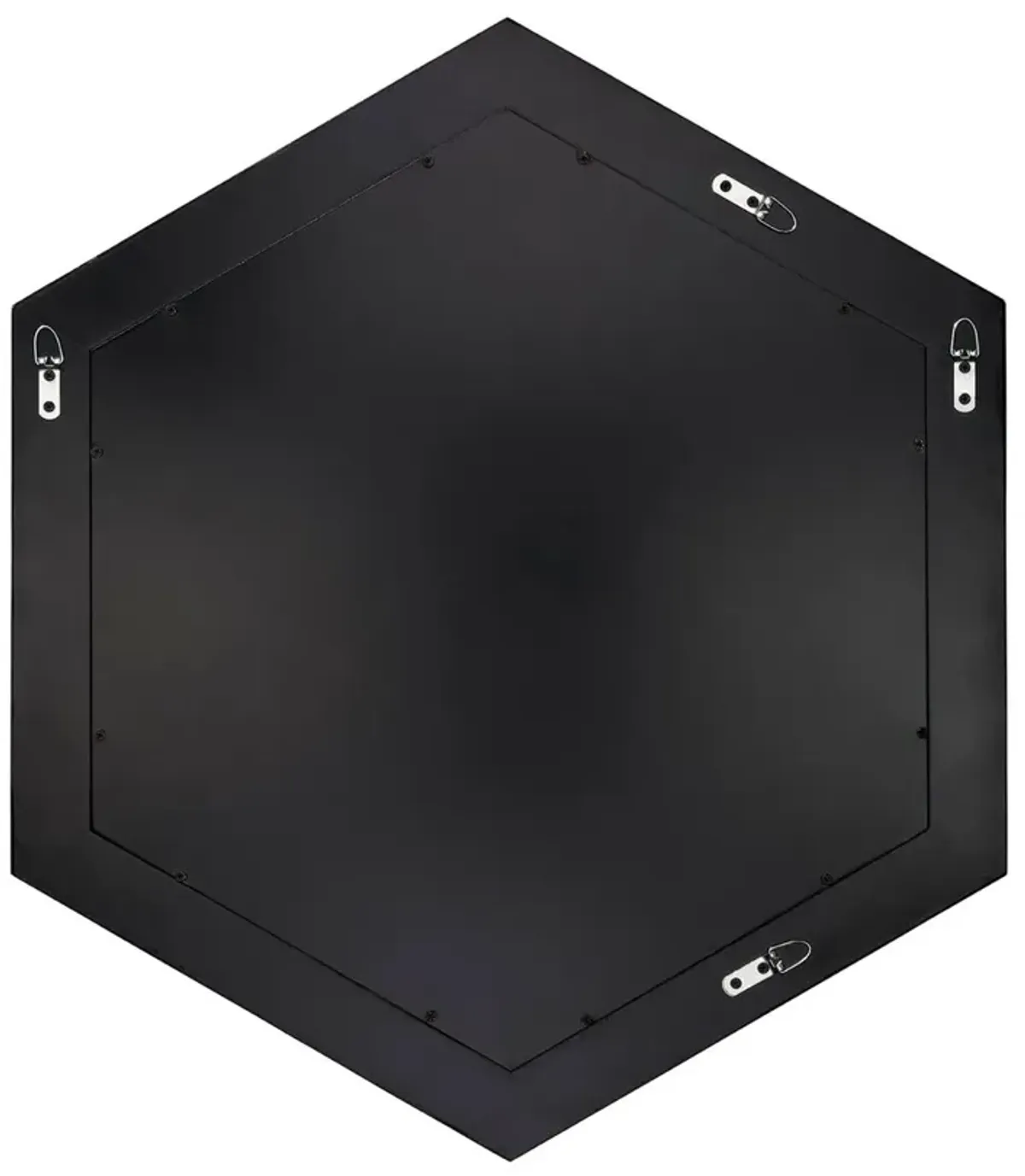 Academy Mother of Pearl Hexagon Wall Mirror, Multicolor