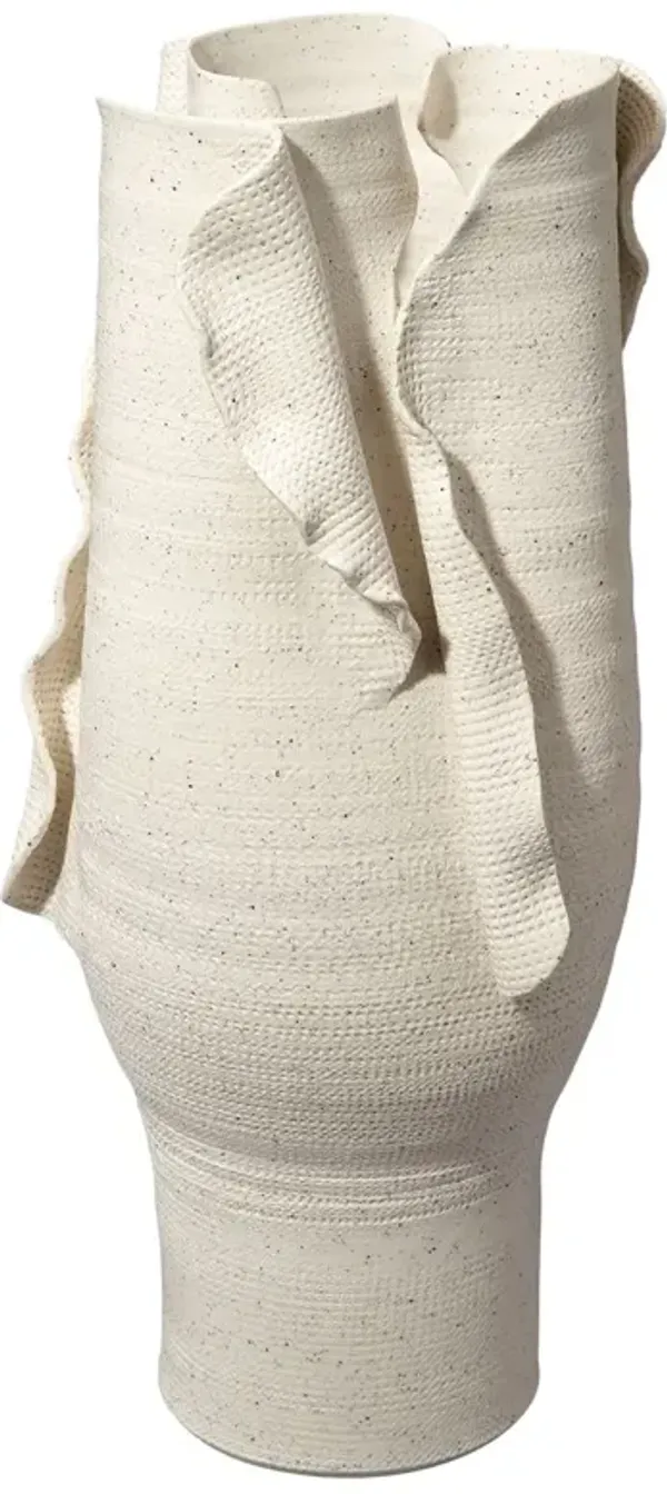 Severed Porcelain Vessel, White