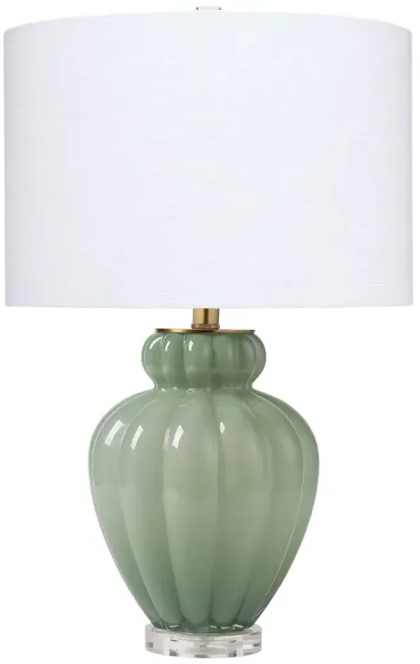 Agnes Glass Table Lamp - Jamie Young Co. - Green