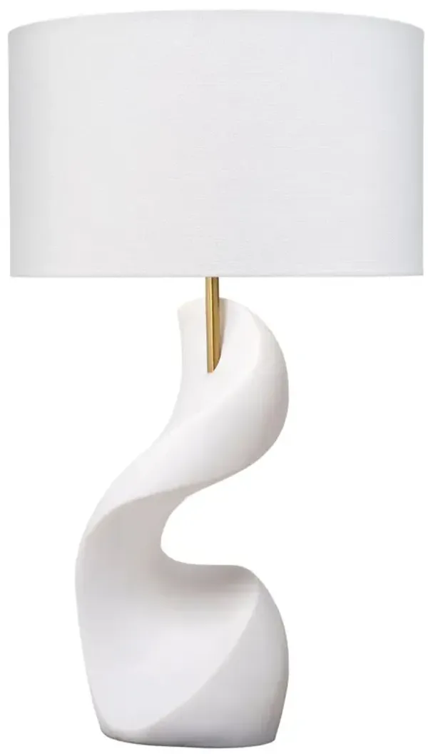 Cobra Geometric Table Lamp - White - Jamie Young Co.