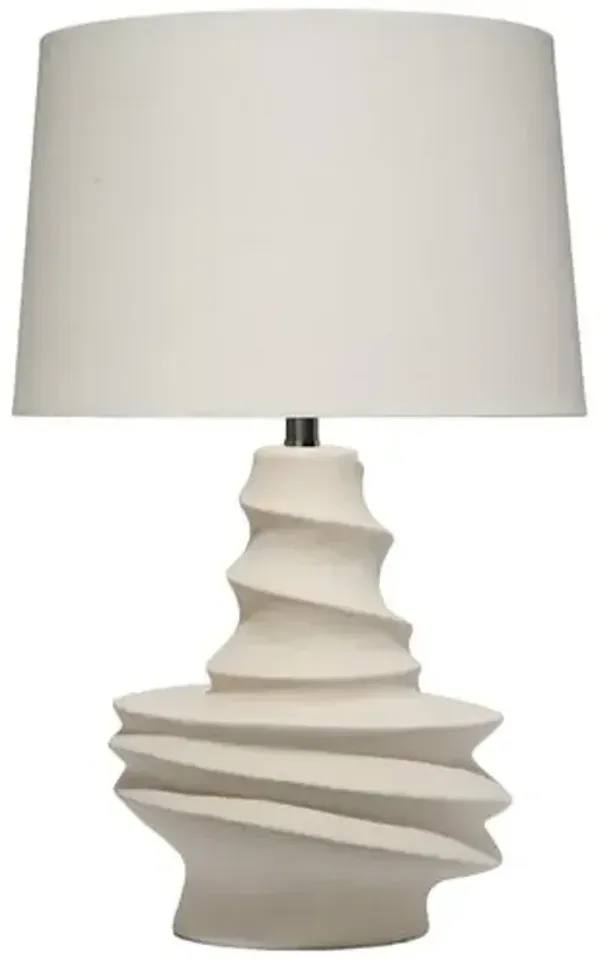 Dune Ceramic Table Lamp - Off White - Jamie Young Co.