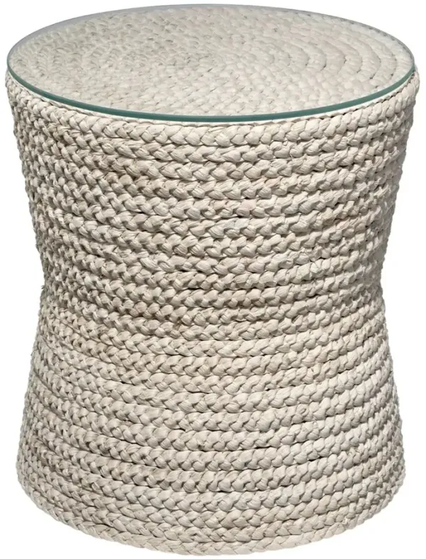 Grain Conrhusk Side Table, Natural
