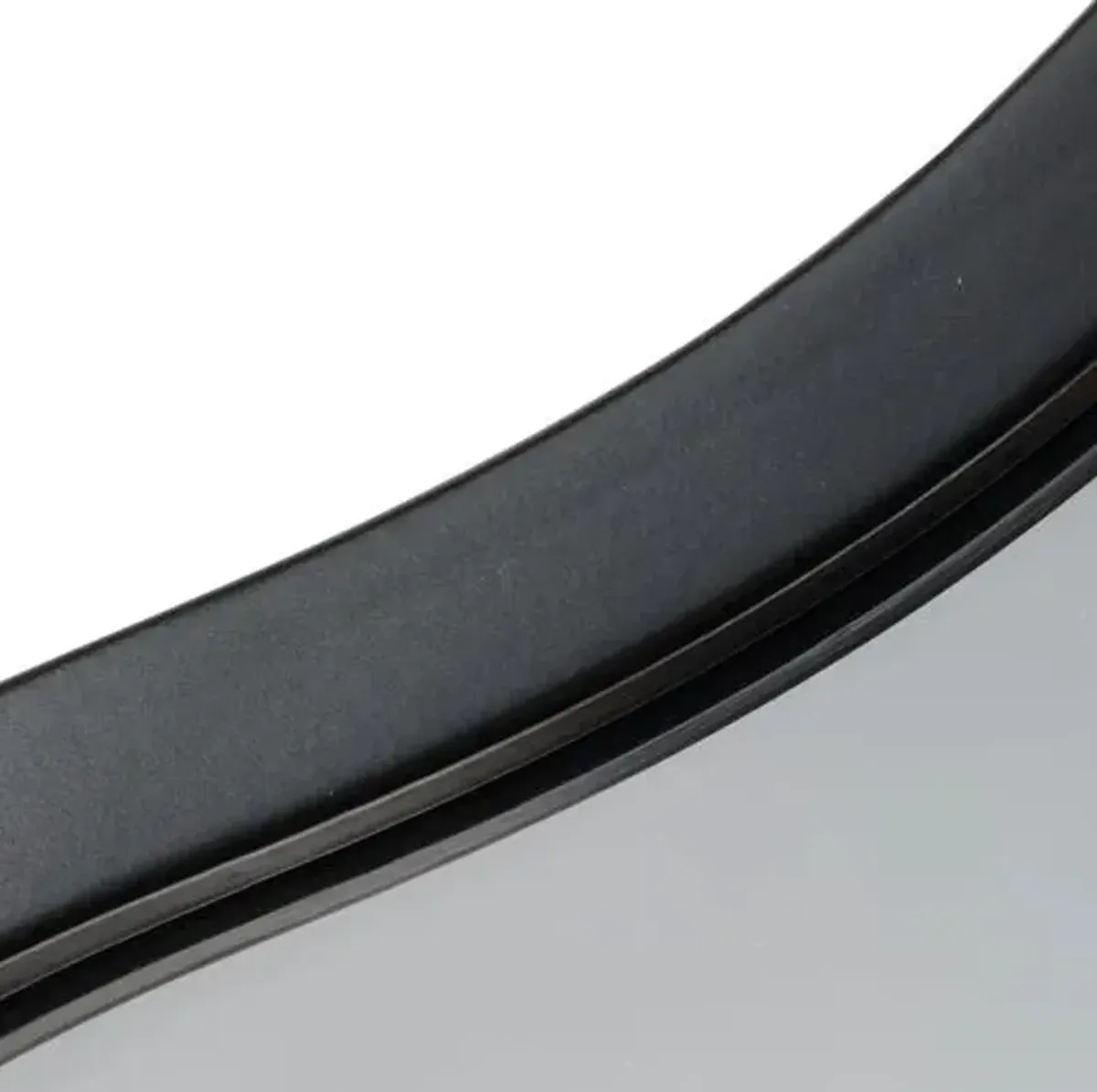 Aurora Iron Curvy Floor Mirror - Jamie Young Co. - Black