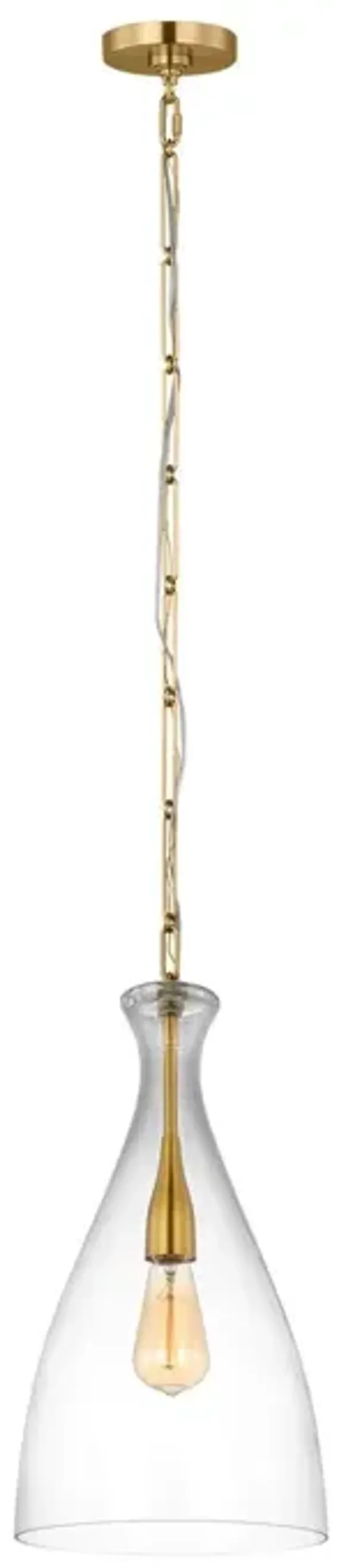 Visual Comfort - Athena 1-Light Pendant - Clear