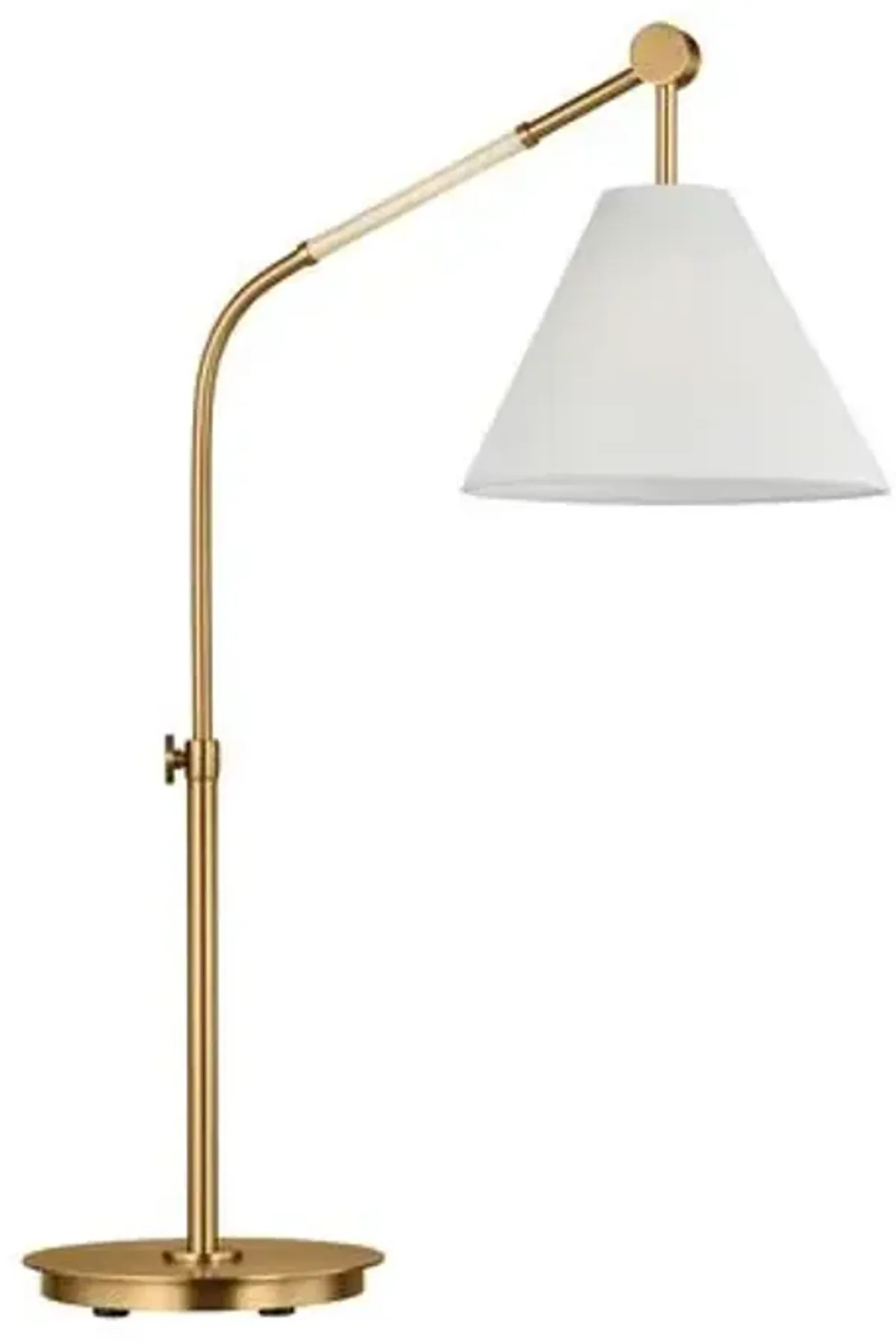 Visual Comfort - Remy Transitional LED Natural Wrapped Table Lamp - Gold