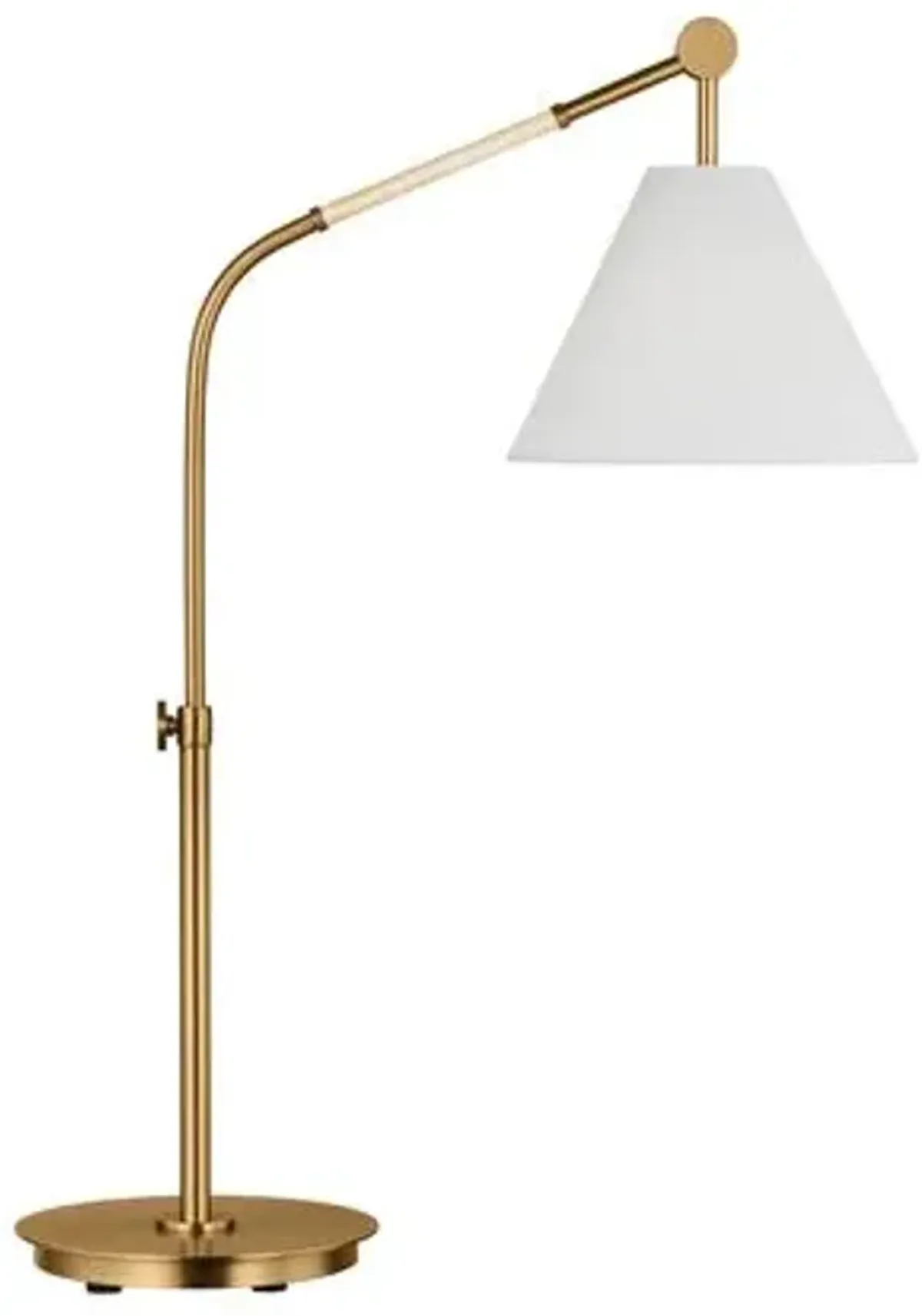 Visual Comfort - Remy Transitional LED Natural Wrapped Table Lamp - Gold