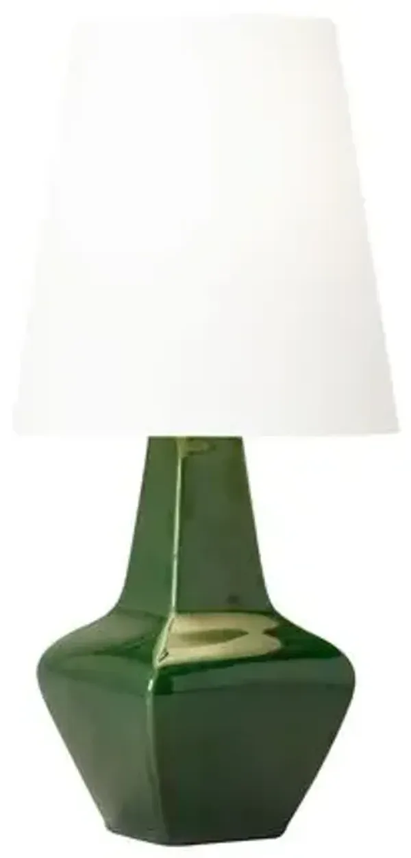 Visual Comfort - Diogo Ceramic Table Lamp - Green