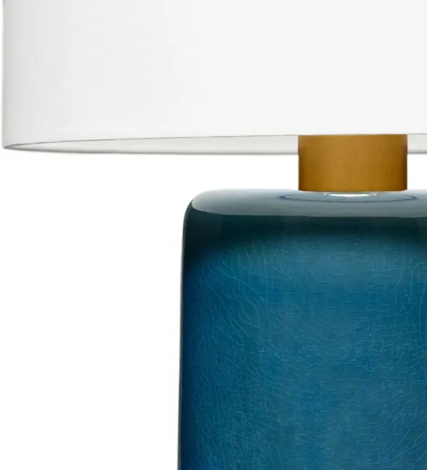 Visual Comfort - Shanghai Ceramic Table Lamp - Blue
