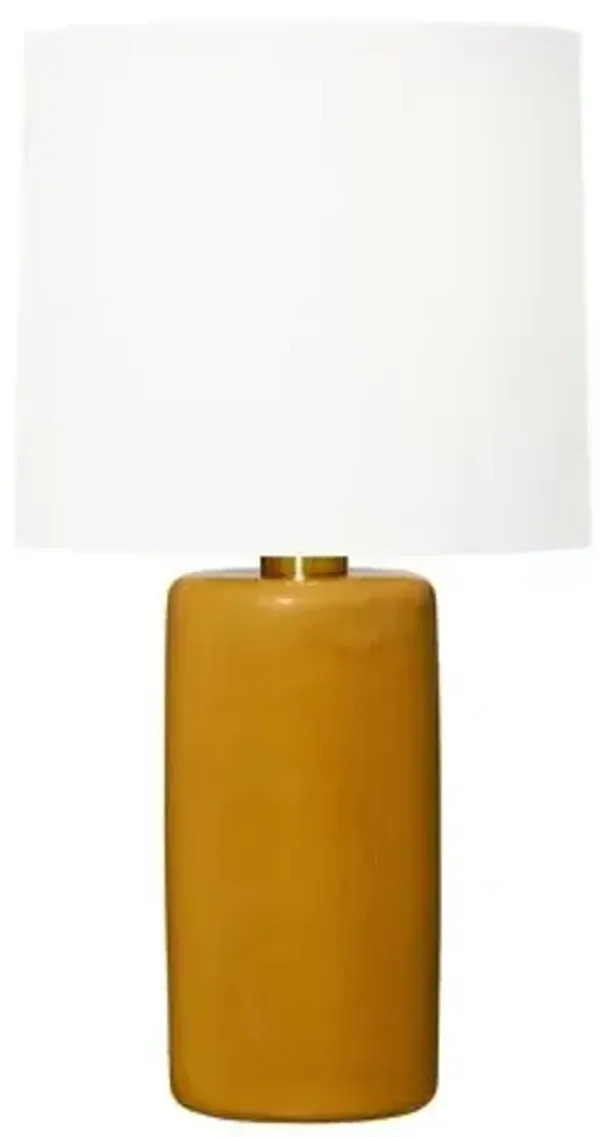 Visual Comfort - Shanghai Ceramic Table Lamp - Orange